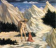 DOMENICO VENEZIANO St John in the Wilderness (predella 2) cfd oil painting